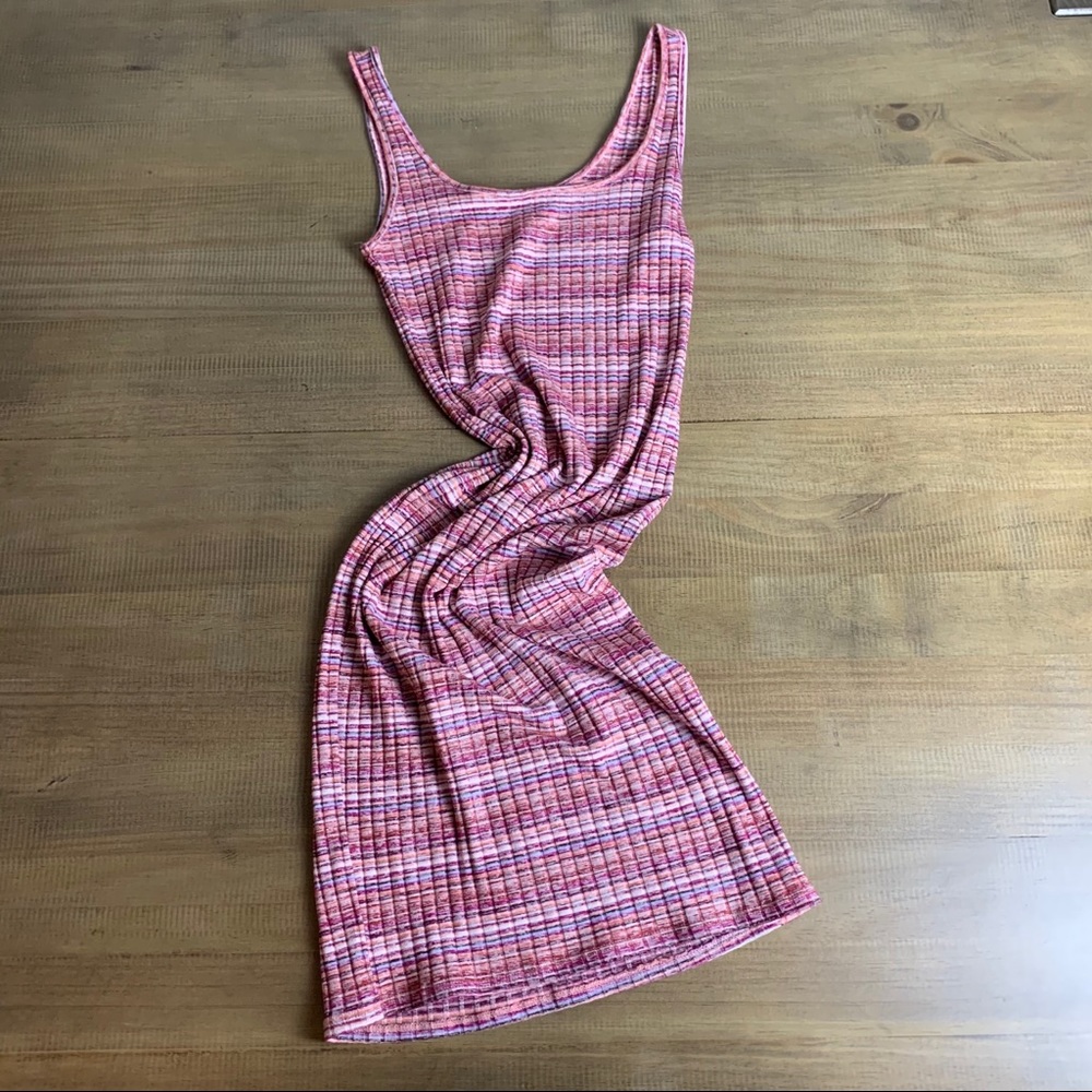 Forever 21 stripped bodycon tank dress